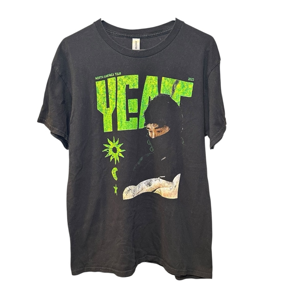 Yeat 2023 North America Tour T-Shirt Black Size‎ L Graphic Concert TEE
